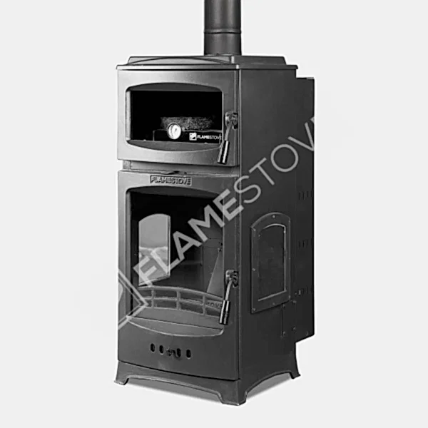 Lodi Lux Gurme Pelet Sobası: Fırınlı, 3 Camlı, Yüksek Verimli, 12 kW Isıtma Gücü