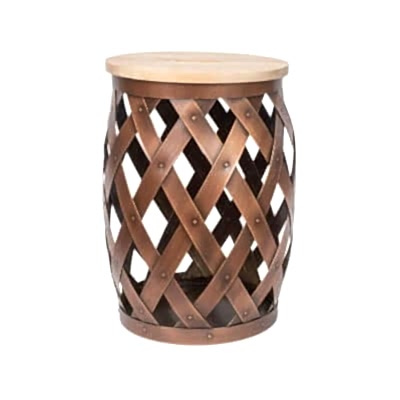 Şömine ve Soba İçin Şık Metal Odunluk, Dayanıklı Odun Depolama Çözümü