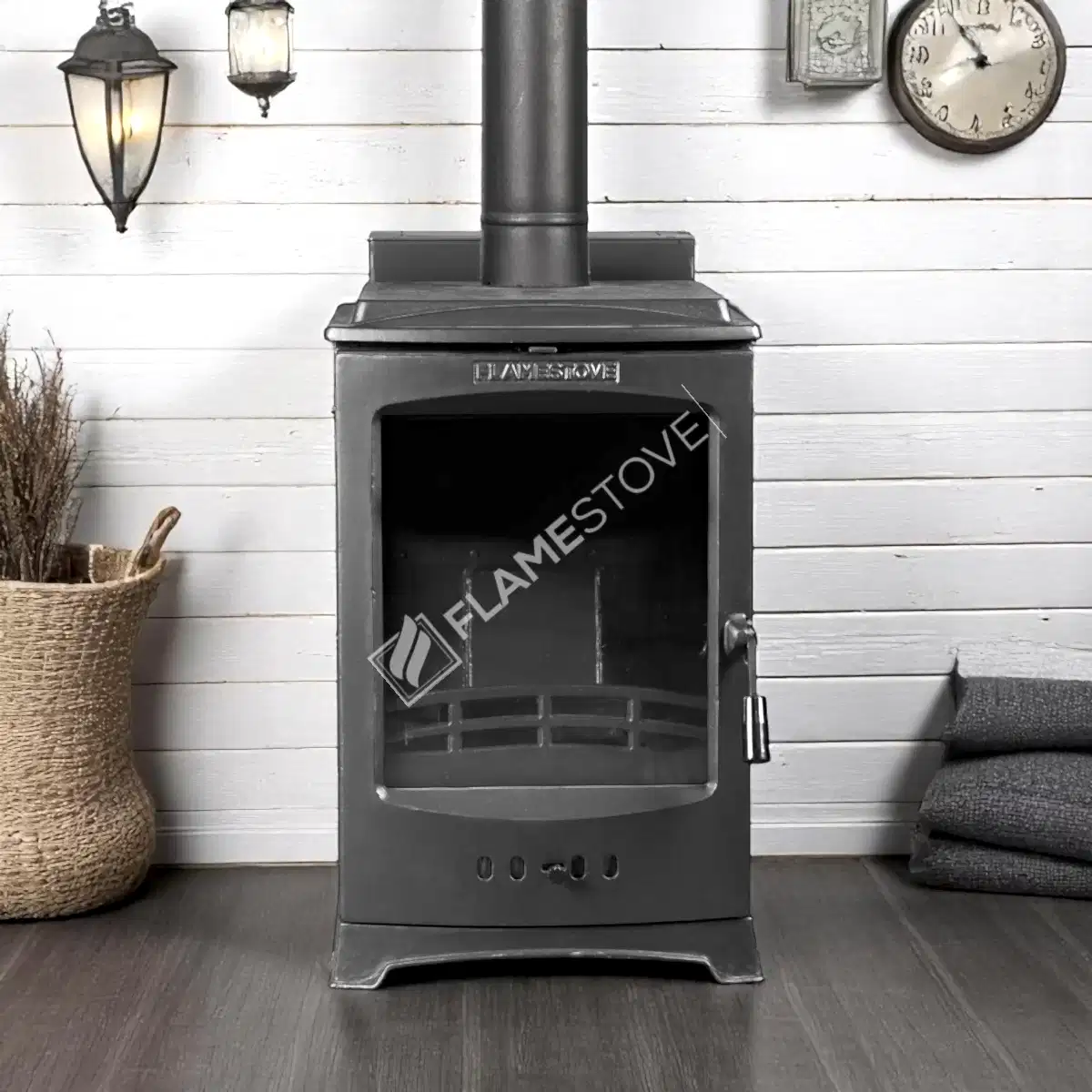 Flame Stove Lodi Krom Hazneli Pelet Soba: Yüksek Verimli A Sınıfı Isıtma Çözümü