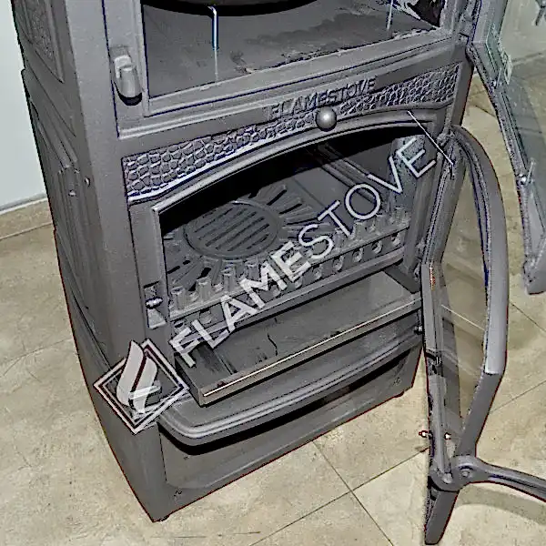 Flame Stove FS-13ST Sirius Maxi Fırınlı Döküm Soba, 15 kW Güç, Yüksek Verimli Isıtma