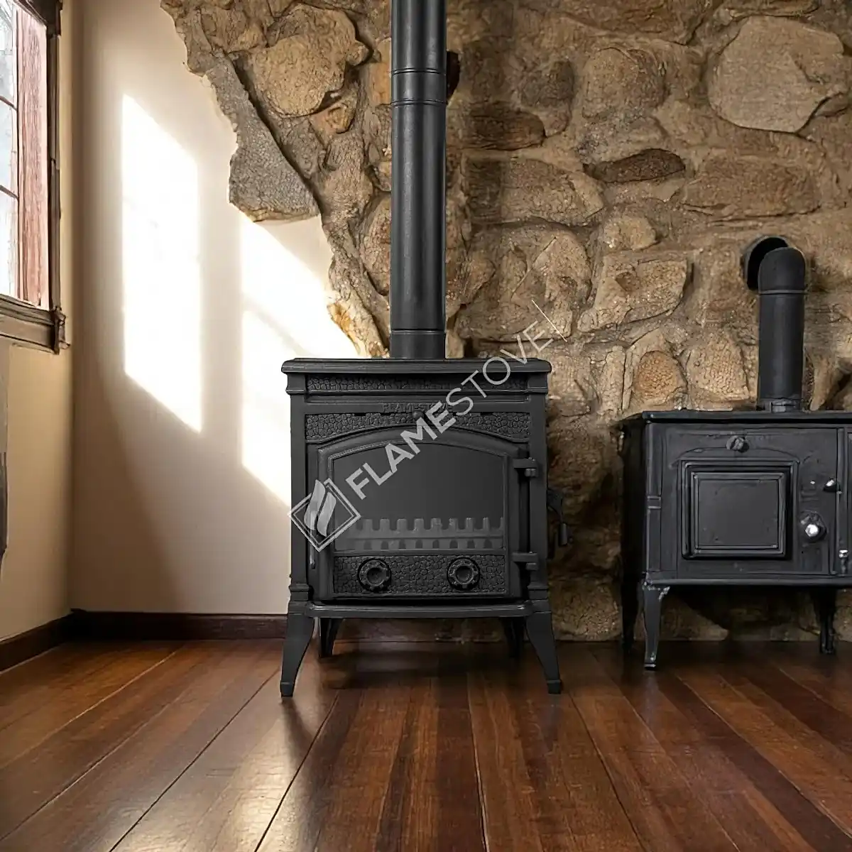 Sirius Star Yan Kapaklı Döküm Soba: Yüksek Verimli, A Sınıfı Odun Kömür